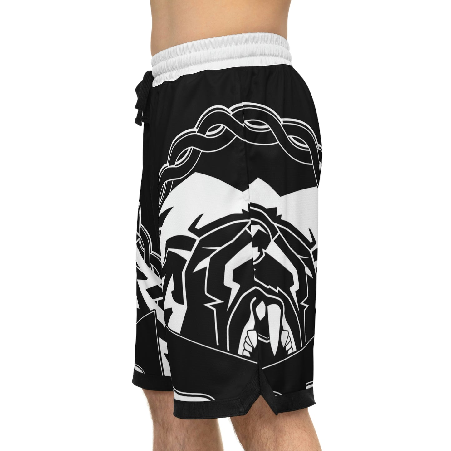 THE RRR MOB BASKETBALL RIB SHORTS