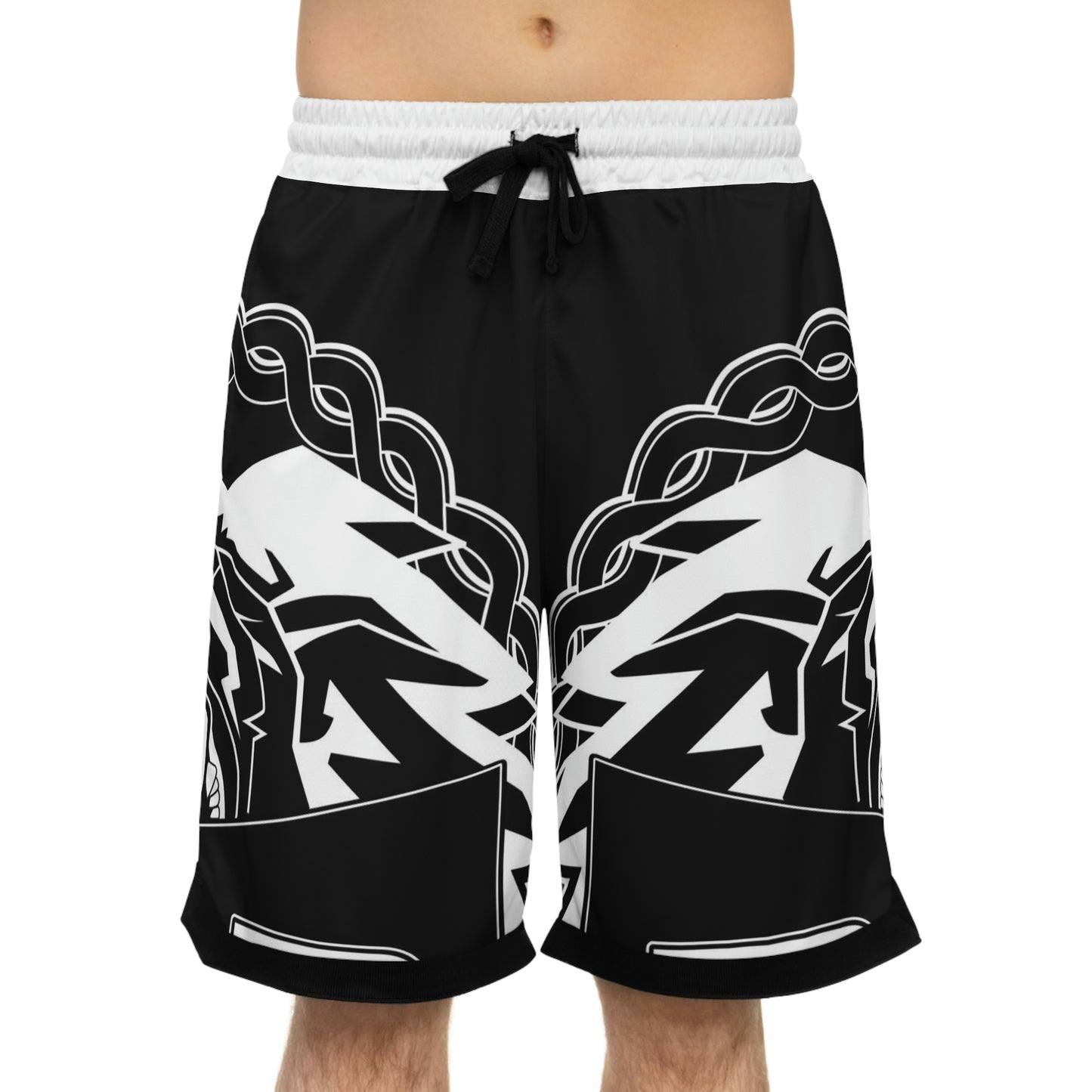 THE RRR MOB BASKETBALL RIB SHORTS
