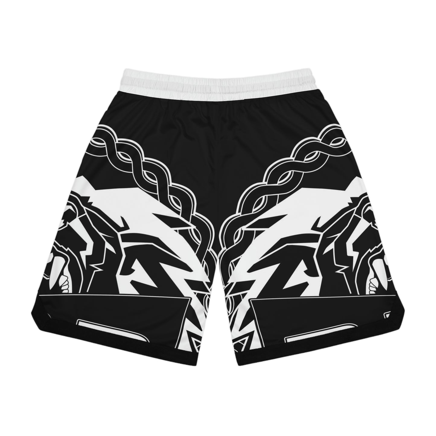 THE RRR MOB BASKETBALL RIB SHORTS
