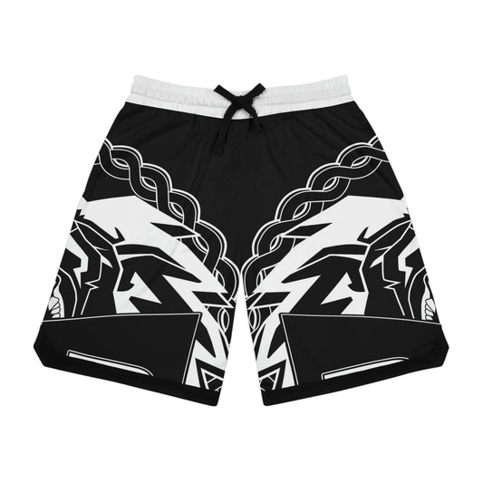THE RRR MOB BASKETBALL RIB SHORTS