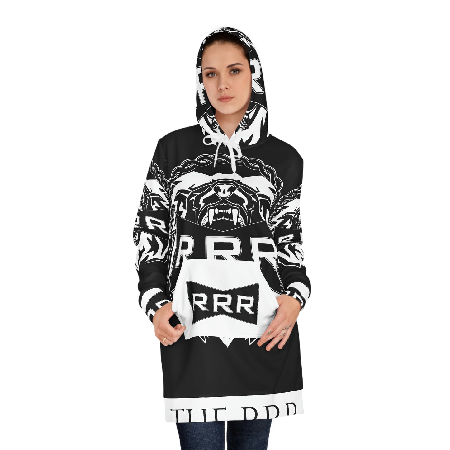 THE RRR MOB WOMEN’S HOODIE DRESS